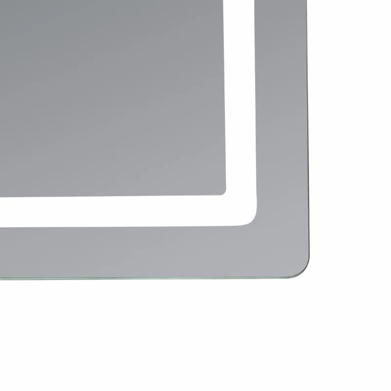 Дзеркало Qtap Mideya MI2 з LED підсвічуванням Touch 800х700 мм алюміній/пластик