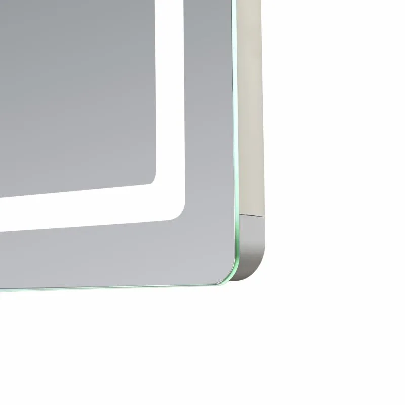 Дзеркало Qtap Mideya MI2 з LED підсвічуванням Touch 800х700 мм алюміній/пластик