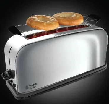 Тостер Russell Hobbs Метал 2 тости Сірий 6 режимів обсмажування