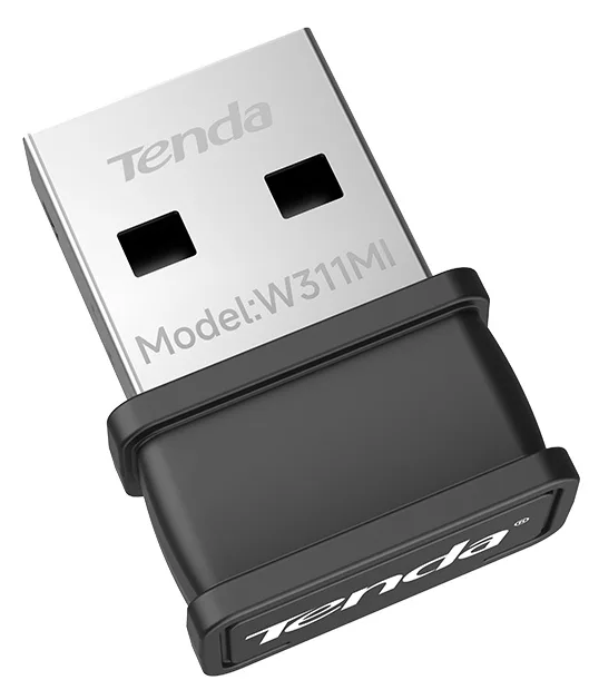 USB адаптер Tenda Wi-Fi 802.11ax 150 Мбіт/с чорний
