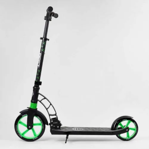 Самокат двухколесный Best Scooter с PU колесами 23 см для детей и подростков.