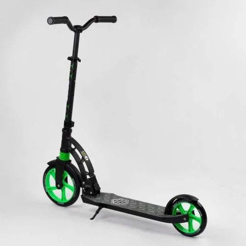 Самокат двухколесный Best Scooter с PU колесами 23 см для детей и подростков.