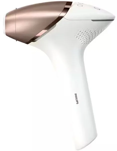 Акумуляторний фотоепілятор Philips Lumea IPL 9900 Series, 450000 спалахів, 3 насадки, обробка ділянки 2-4 см2, в комплекті футляр.