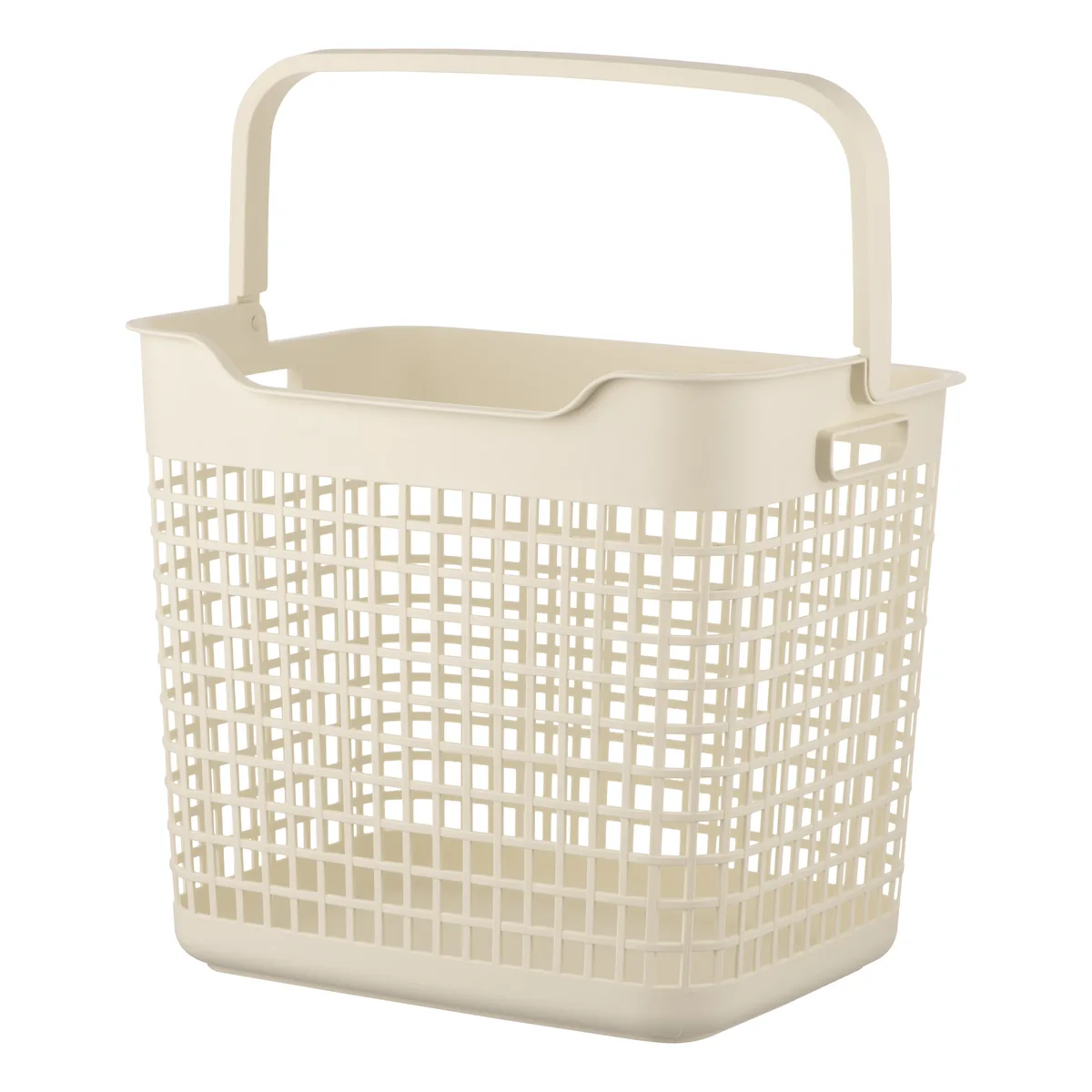 Складная корзина для белья ARDESTO 38x295x33 см, 26 л, изготовлена из пластика PP, бежевого цвета.