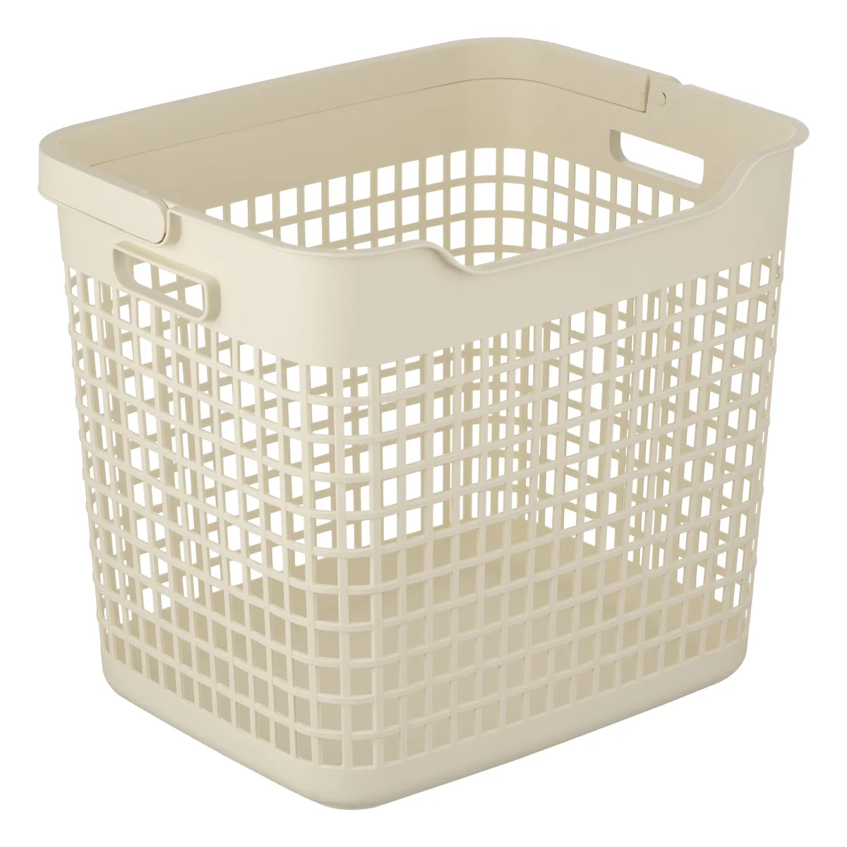Складная корзина для белья ARDESTO 38x295x33 см, 26 л, изготовлена из пластика PP, бежевого цвета.