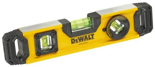 Уровень DeWALT TORPEDO 23см алюминиевый пузырьковый уровень для монтажа сантехники и электромонтажа