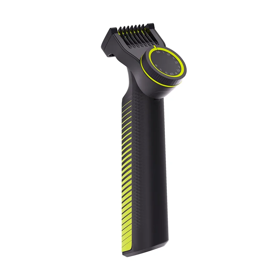 Електрична бритва Philips OneBlade Pro, Li-Ion, для сухого та вологого гоління, з індикатором заряду, чорного кольору.