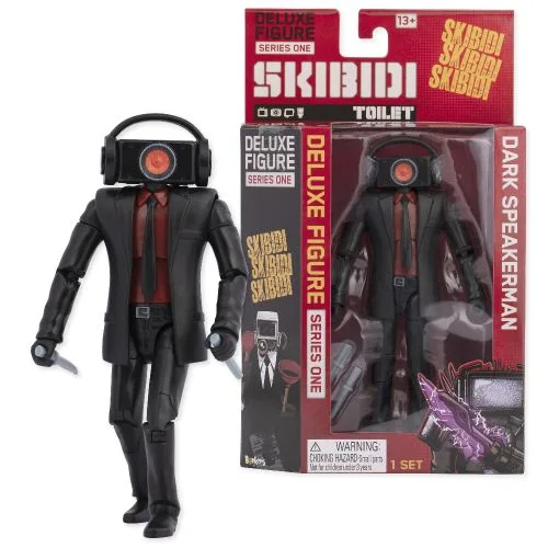 Коллекционная фигурка Skibidi Toilet Dark Speakerman 6 дюймов для коллекции фанатов игрушка для детей