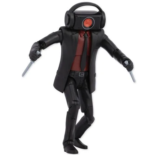 Коллекционная фигурка Skibidi Toilet Dark Speakerman 6 дюймов для коллекции фанатов игрушка для детей