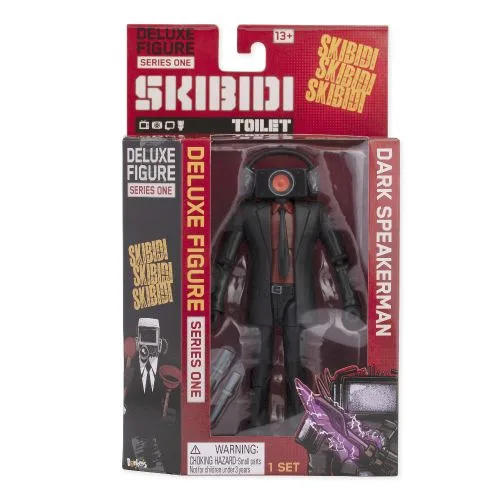 Коллекционная фигурка Skibidi Toilet Dark Speakerman 6 дюймов для коллекции фанатов игрушка для детей