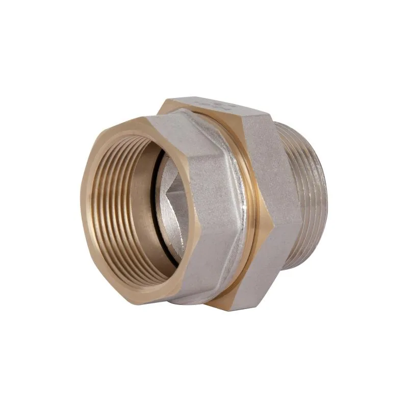 Згін-американка Thermo Alliance 1 1/2" нікель прямий для трубопроводів з'єднання сантехніка