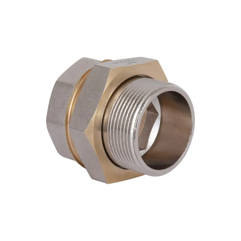 Згін-американка Thermo Alliance 1 1/2" нікель прямий для трубопроводів з'єднання сантехніка