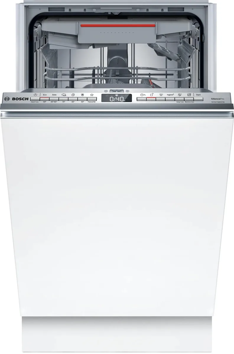 Посудомийна машина Bosch вбудована 10 комплектів 45 см біла A+