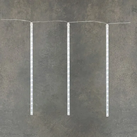 Гірлянда LED 12 м біла, що тане, сосульки 0,5 м