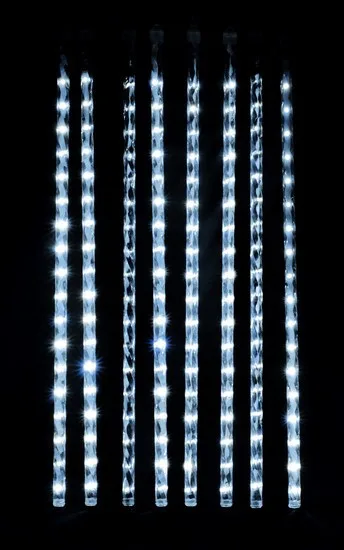 Гірлянда LED 12 м біла, що тане, сосульки 0,5 м