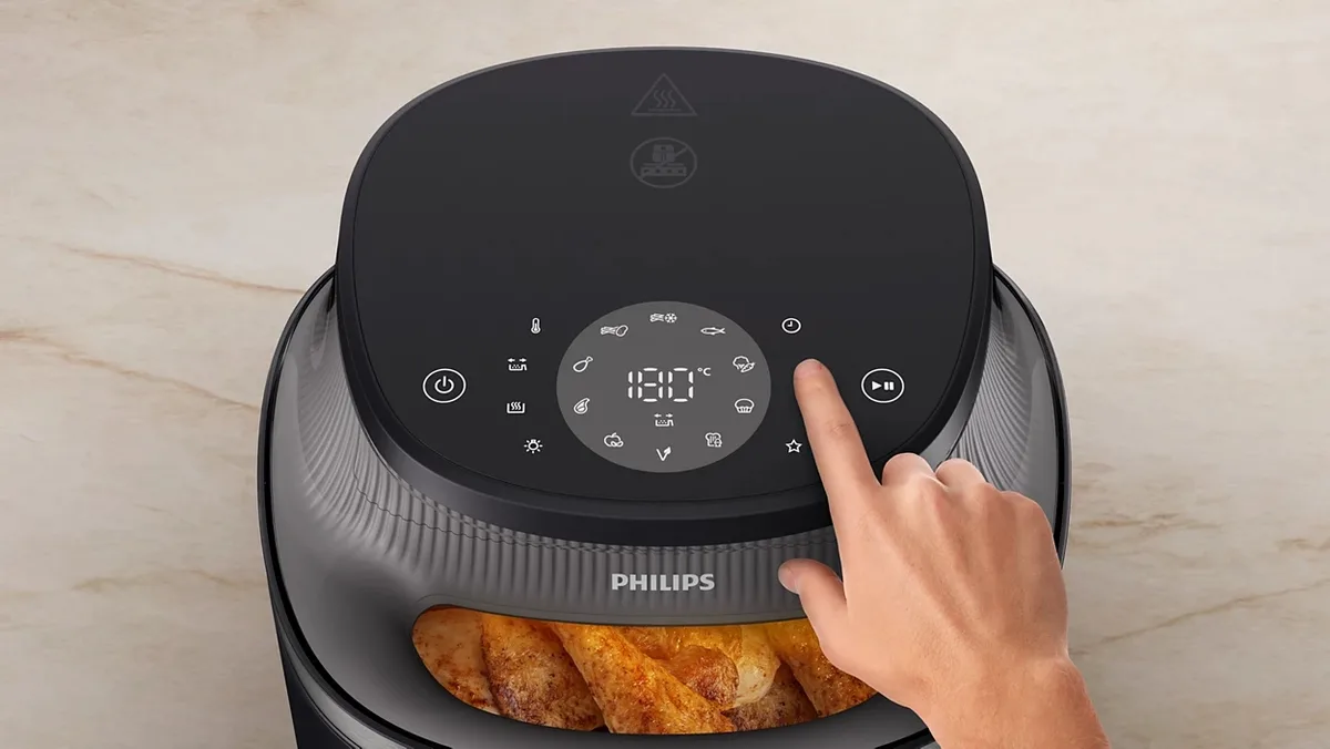 Мультипіч Philips Ovi XL Series 3000, 1700Вт, чаша-6.2л, сенсорне управл., 12 авто. програм, пластик, чорний
