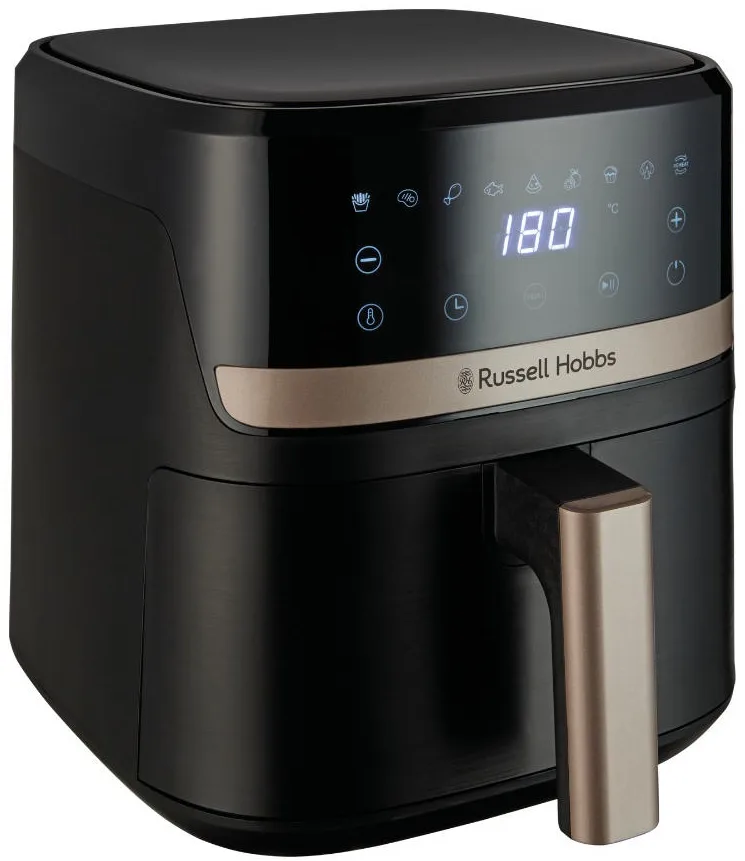 Мультипіч Russell Hobbs SatisFry 1300Вт, ємність 4.3л, сенсорне управління, 9 автоматичних програм, пластиковий корпус, чорного ко