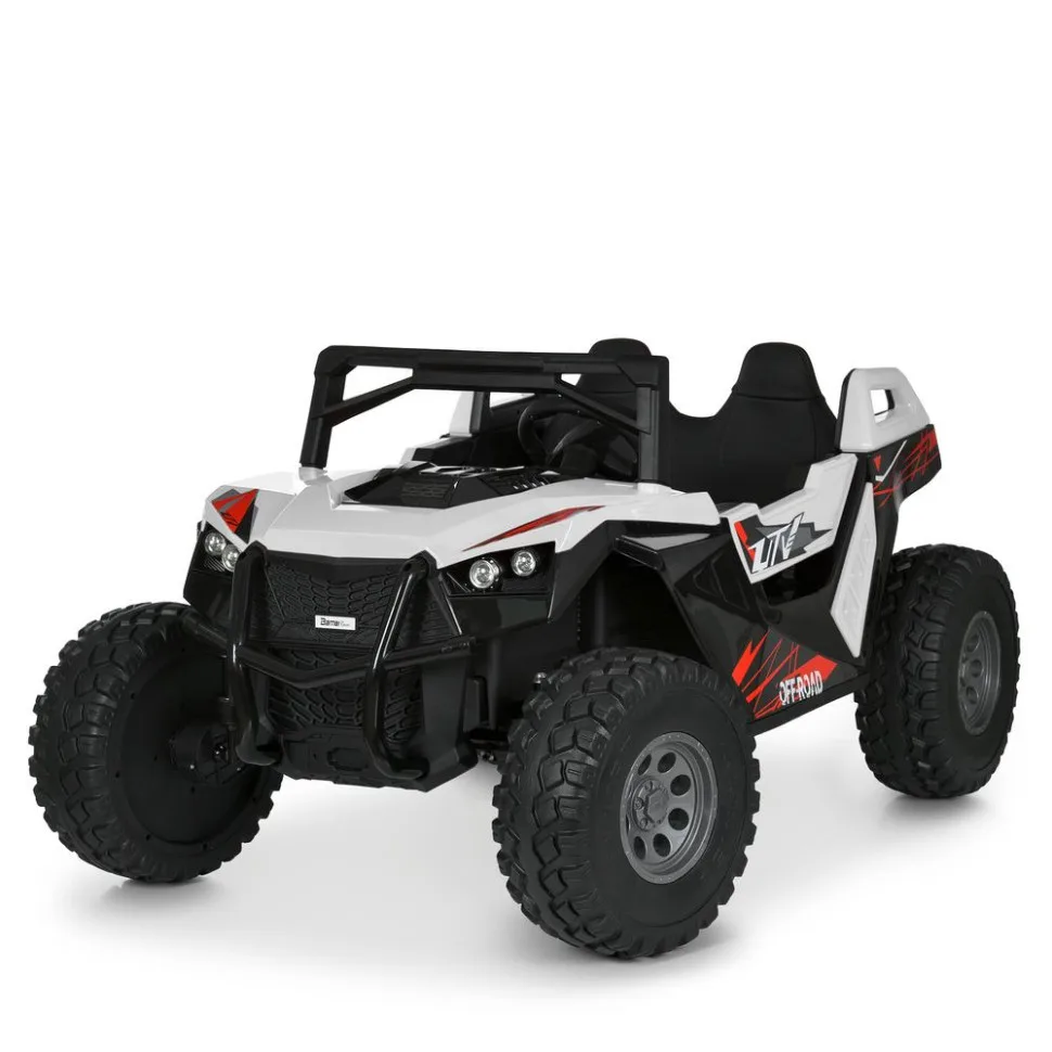 Дитячий електромобіль Bambi Racer екокожа 24V до 30 кг чорний