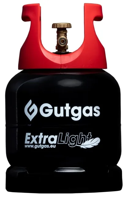Балон газовий сталевий Gutgas Ragasco ExtraLight XLT-9.6, 9.6л, 30бар, вентиль KLF, 3.7кг