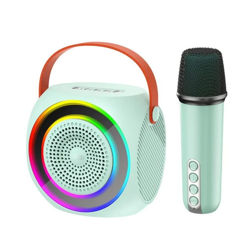 Портативна колонка XO Bluetooth 5.3 10W 112х78х113 мм Синя