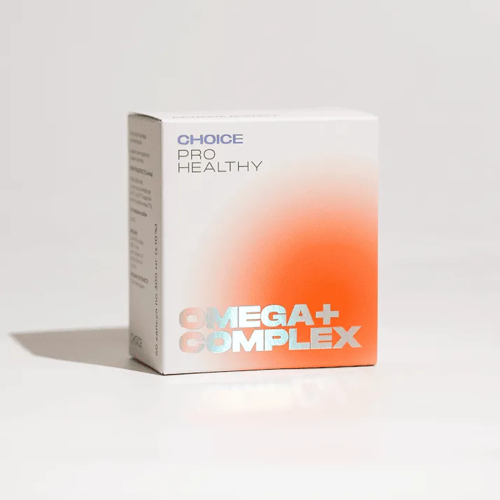 Choice Omega complex — збалансований комплекс Омега-3, -6, -9 для підтримки здоров’я Чойс