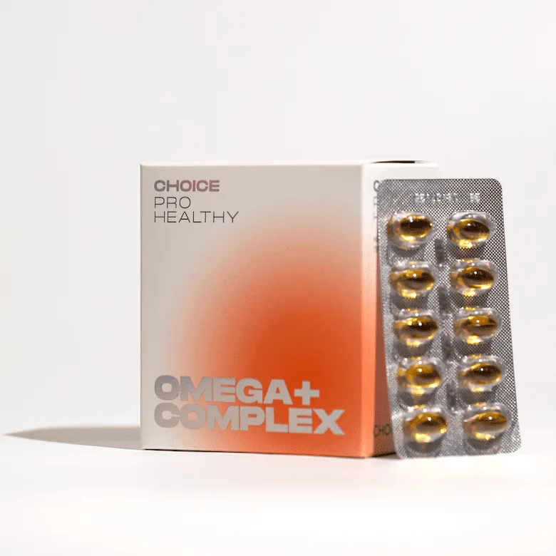 Choice Omega complex — збалансований комплекс Омега-3, -6, -9 для підтримки здоров’я Чойс