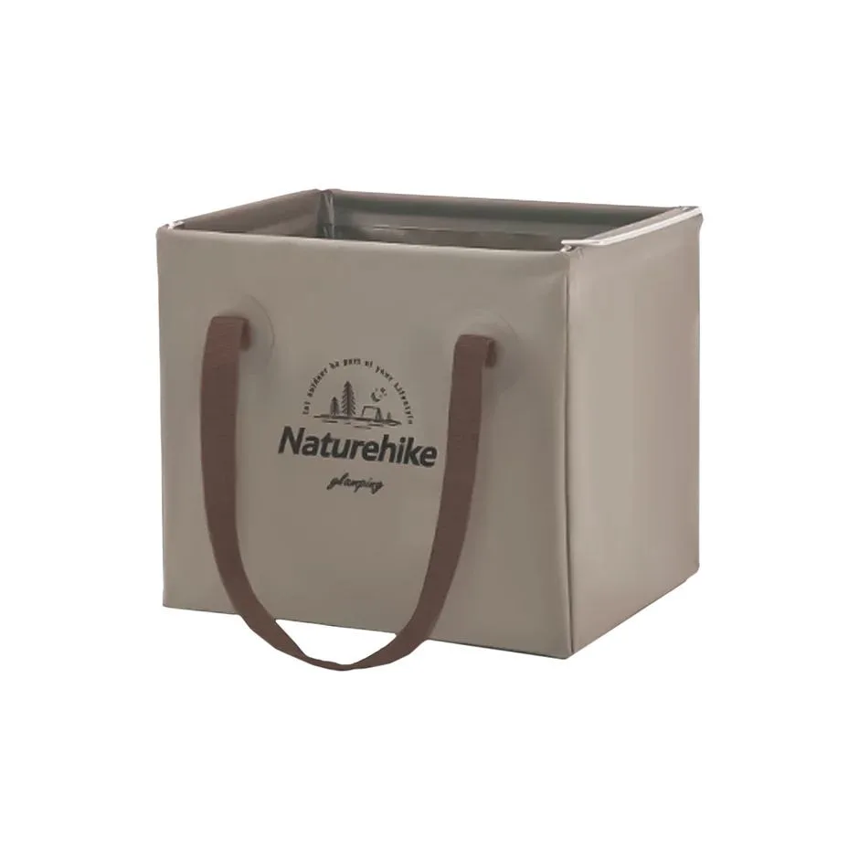 Складаний контейнер для води Naturehike ПВХ 32x25x28 см 20 л світло-коричневий