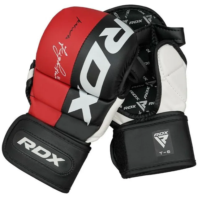 Рукавиці для ММА RDX штучна шкіра XL червоні