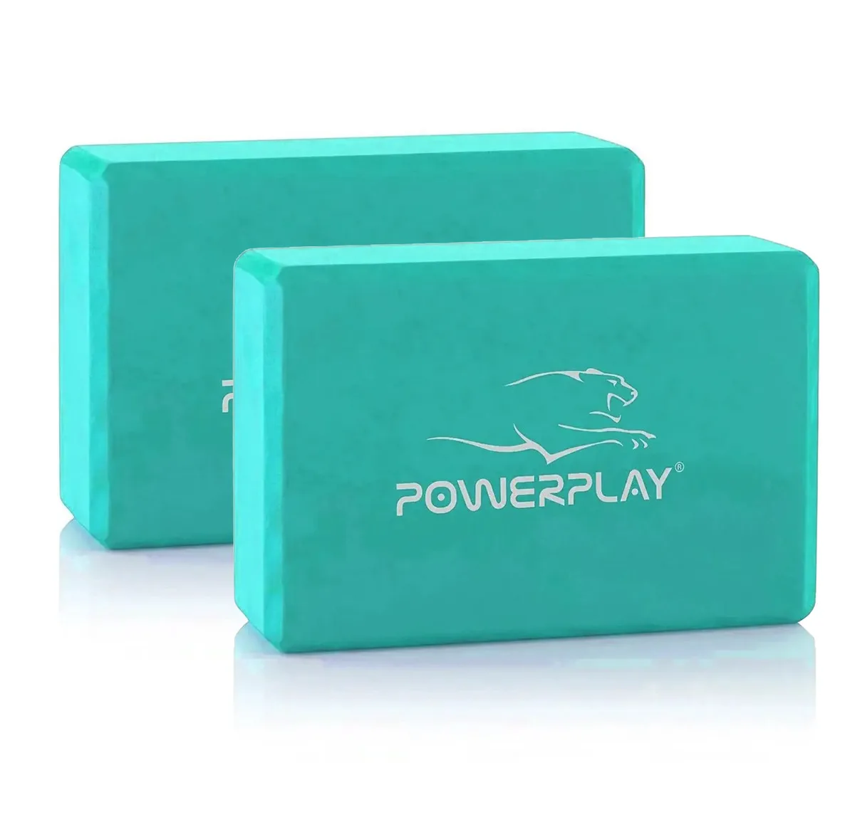Блоки для йоги Active Point EVA 7,6х15,2х22,9 см Мятні 2 шт