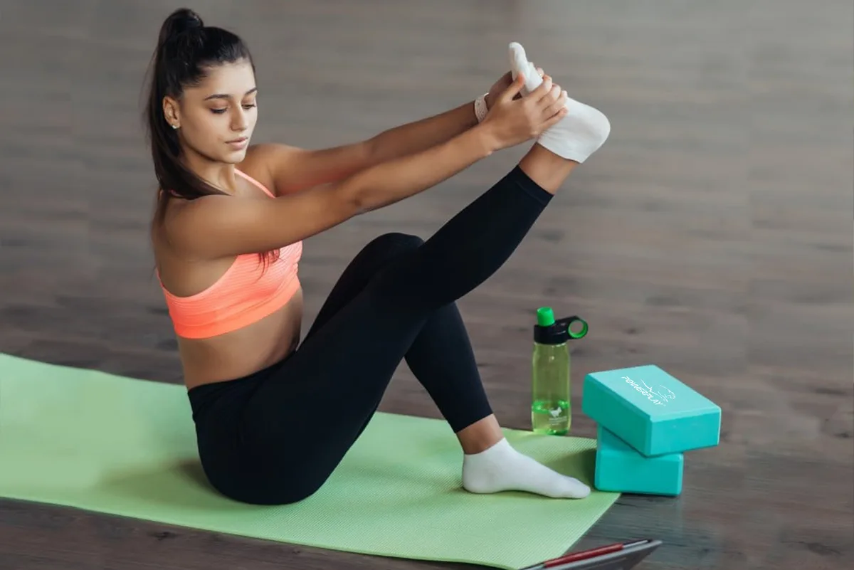 Блоки для йоги Active Point EVA 7,6х15,2х22,9 см Мятні 2 шт