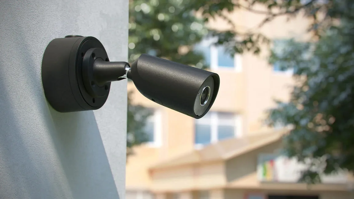 IP-камера проводная Ajax BulletCam, 5 МП, 4 мм, Poe, True WDR, IP 65, ИК 35 м, аудио, угол обзора 75° до 85°, уличная, черная.