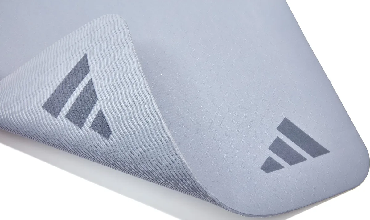 Килимок для йоги Adidas TPE 176х61 см Сірий 5 мм