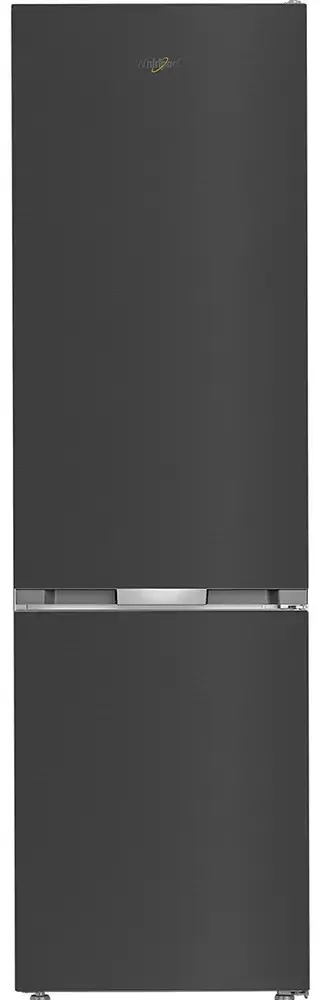 Холодильник Whirlpool з нижнім морозильником, габарити 203.5x60x66.3 см, об'єм холодильного відділу - 231 л, об'єм морозильного ві