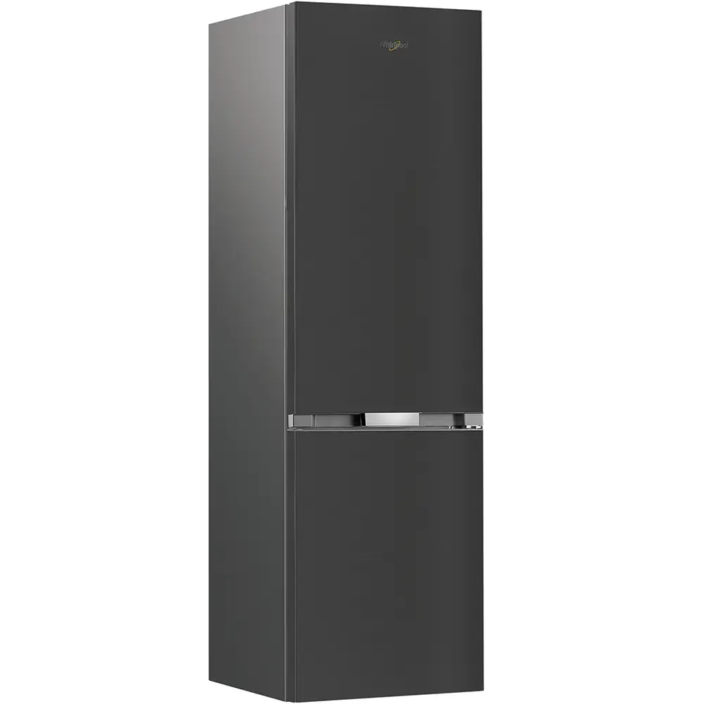 Холодильник Whirlpool з нижнім морозильником, габарити 203.5x60x66.3 см, об'єм холодильного відділу - 231 л, об'єм морозильного ві