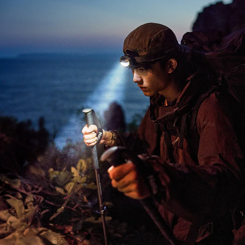 Налобний ліхтар Naturehike 5,8х3,4х3,4 см хакі ABS-пластик 47 г