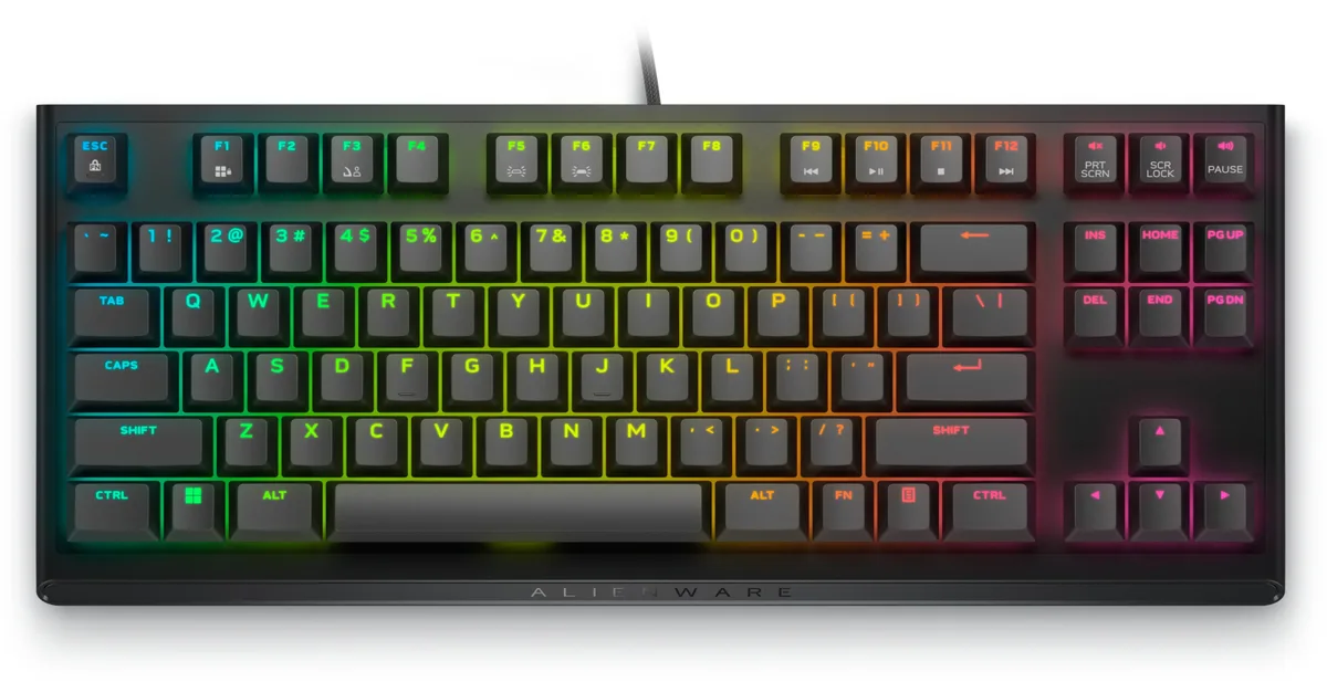 Клавіатура Dell Alienware Tenkeyless Gaming Keyboard - AW420K - Black