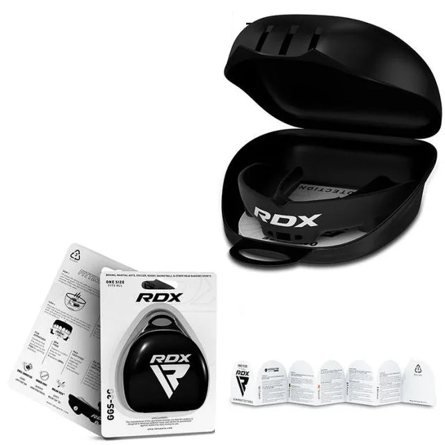 Капа RDX Inc термопластик однощелепна 12+ чорна