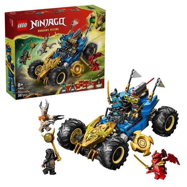 Конструктор LEGO Ninjago 387 деталей Трансформер Джея 26х22х8 см