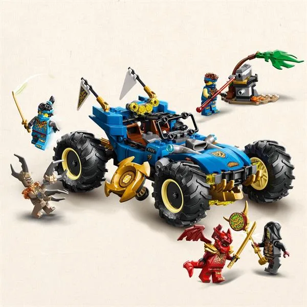 Конструктор LEGO Ninjago 387 деталей Трансформер Джея 26х22х8 см