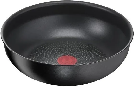 Набор кухонной посуды Tefal Ingenio Daily Chef с сменной ручкой, 8 предметов, изготовлен из алюминия, бакелита, силикона и стекла, черного цвета