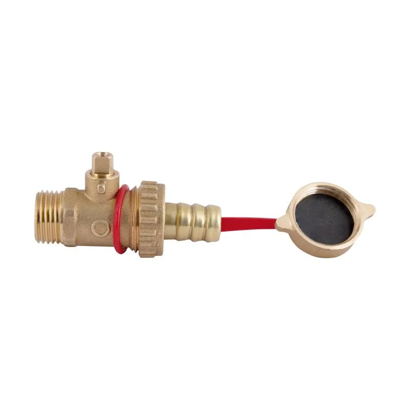 Кран зливний 1/2" прямий латунний ICMA CW617N 10 бар 95°C