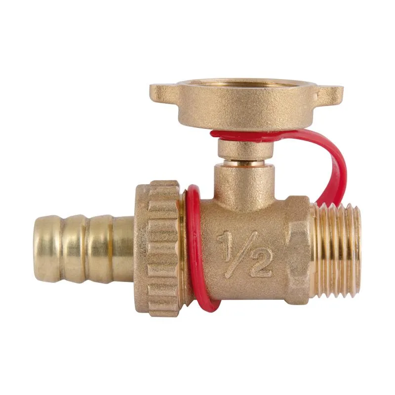 Кран зливний 1/2" прямий латунний ICMA CW617N 10 бар 95°C