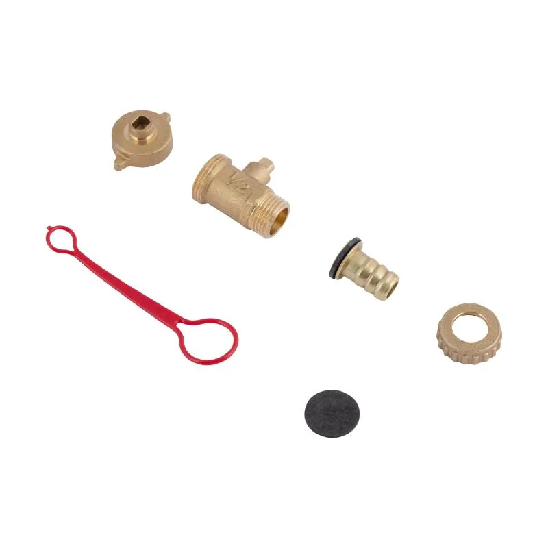 Кран зливний 1/2" прямий латунний ICMA CW617N 10 бар 95°C