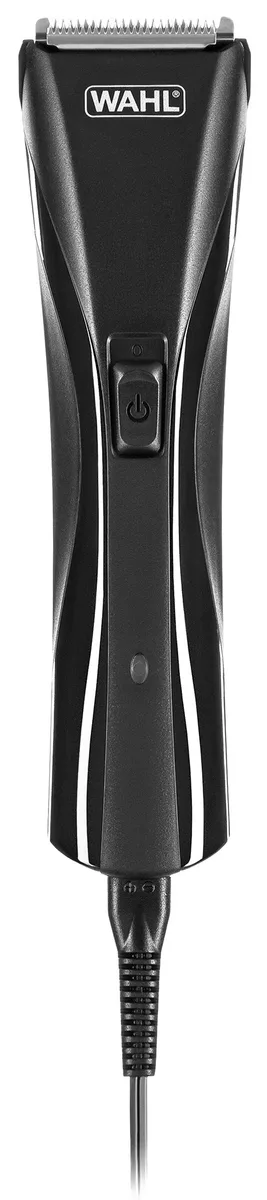 Машинка для стрижки WAHL Hybrid Clipper, з вібраційним мотором, 8 насадками, сталевим лезом, чорного кольору.