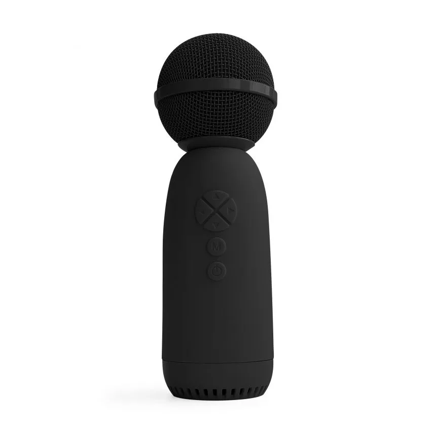 Мікрофон колонка бездротова Bluetooth 5W чорна пластикова 1500mAh