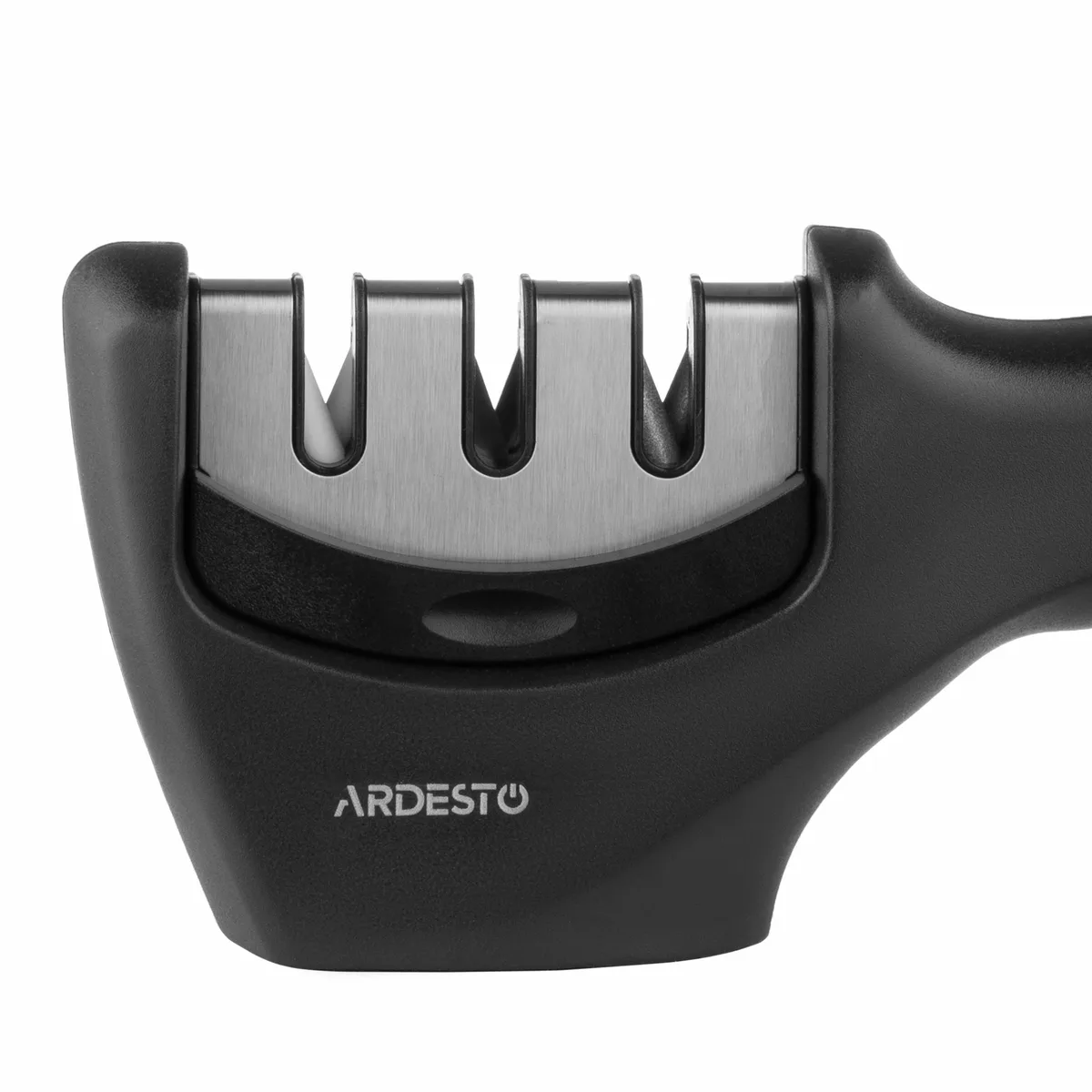 Ніжна точилка ARDESTO Gemini, 20.5x5.5x7.5 см, з вольфрамового сплаву та пластиковим корпусом, чорного кольору.