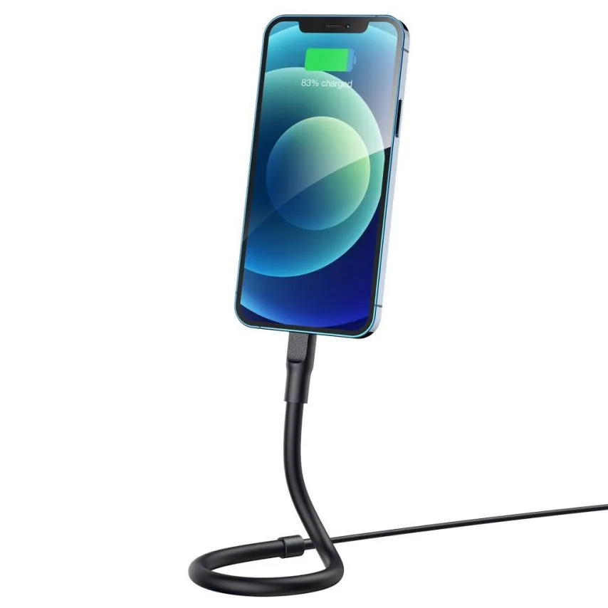 Кабель USB XO силіконовий Micro 1,2м чорний 2,4А