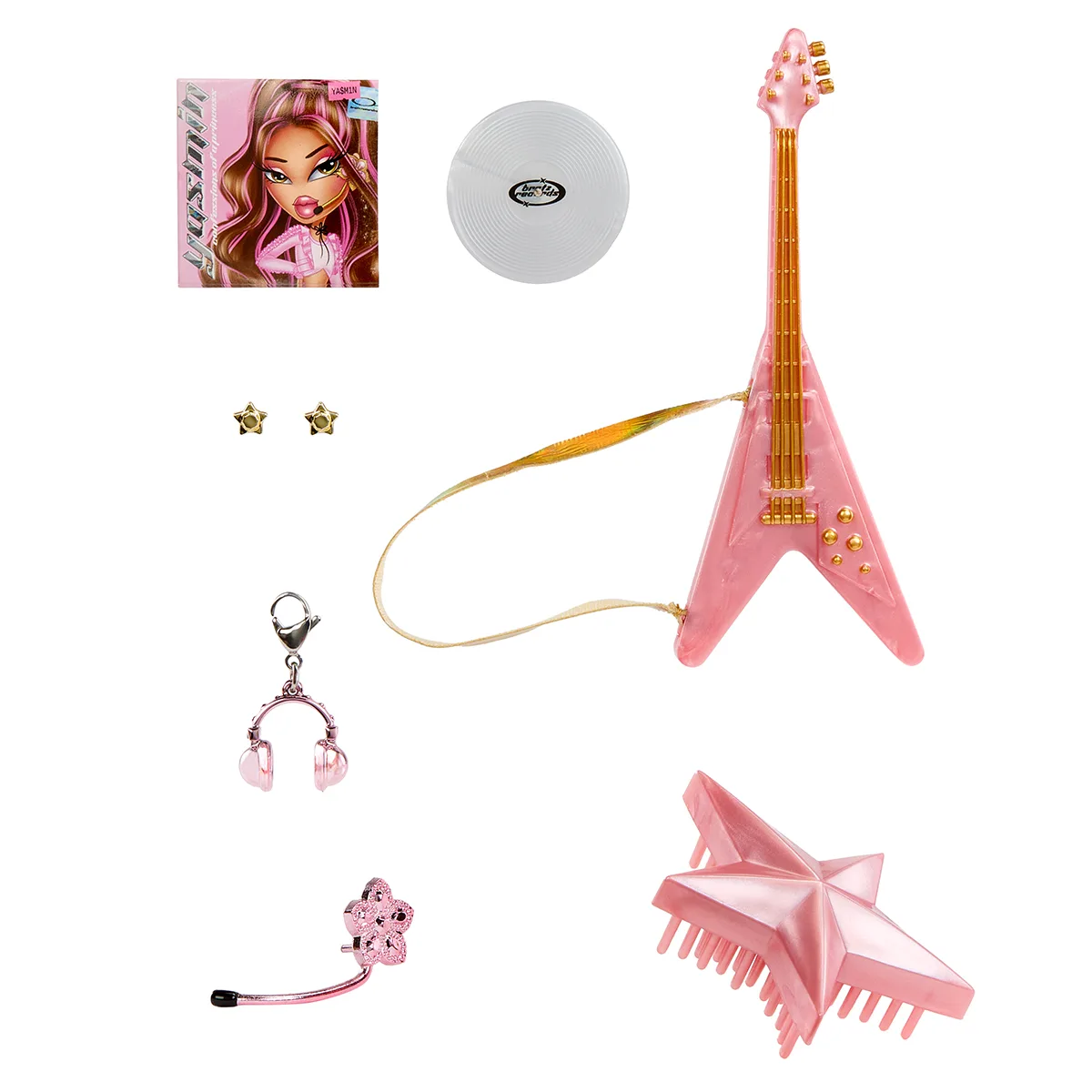 Лялька Bratz Pop Starz комбіновані матеріали 26 см рожевий