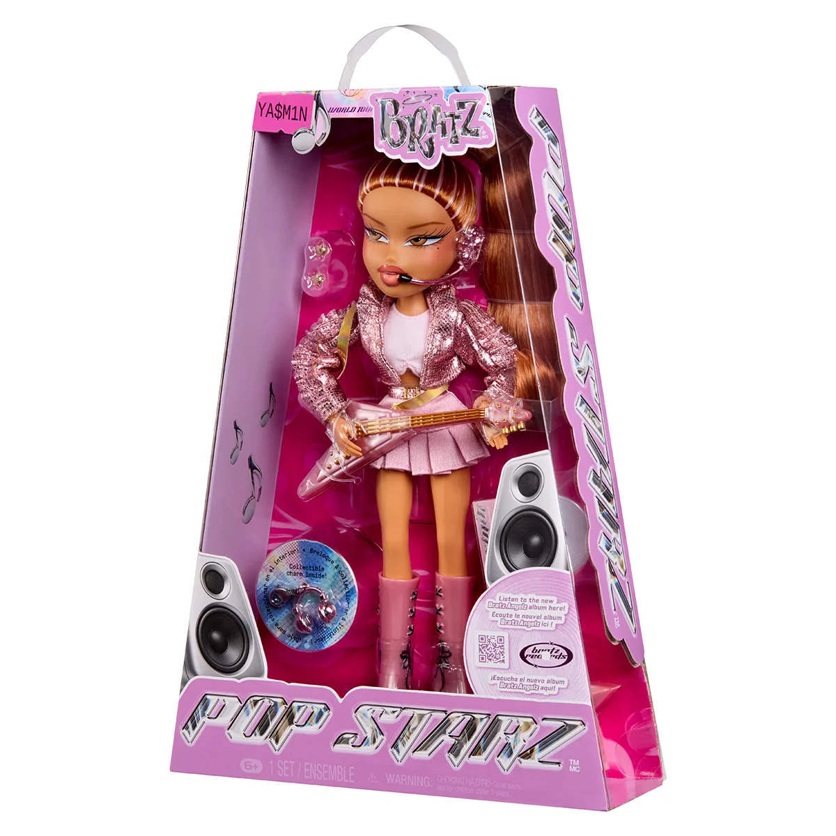 Лялька Bratz Pop Starz комбіновані матеріали 26 см рожевий