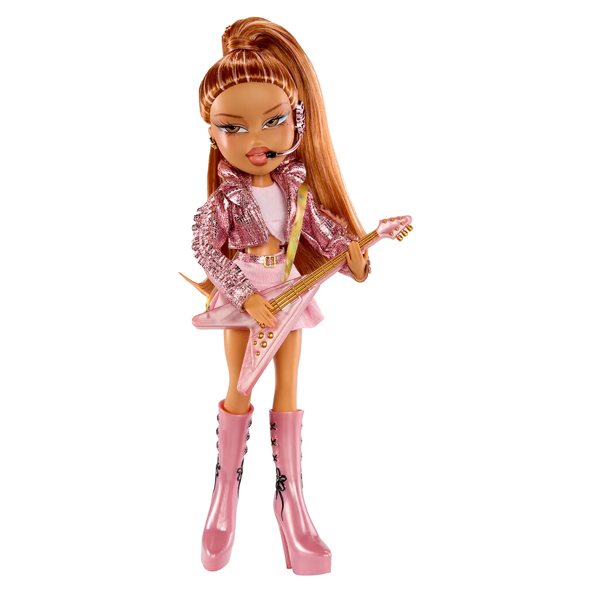 Лялька Bratz Pop Starz комбіновані матеріали 26 см рожевий